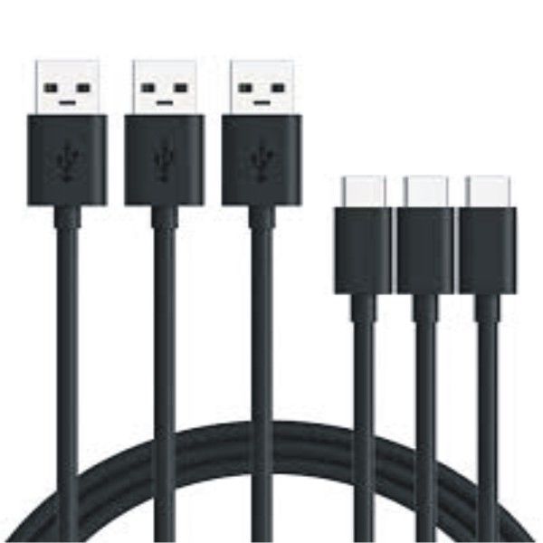 World Choice 1M USB Type C Charging &amp; Data Cable for Type C Devices Pack 3