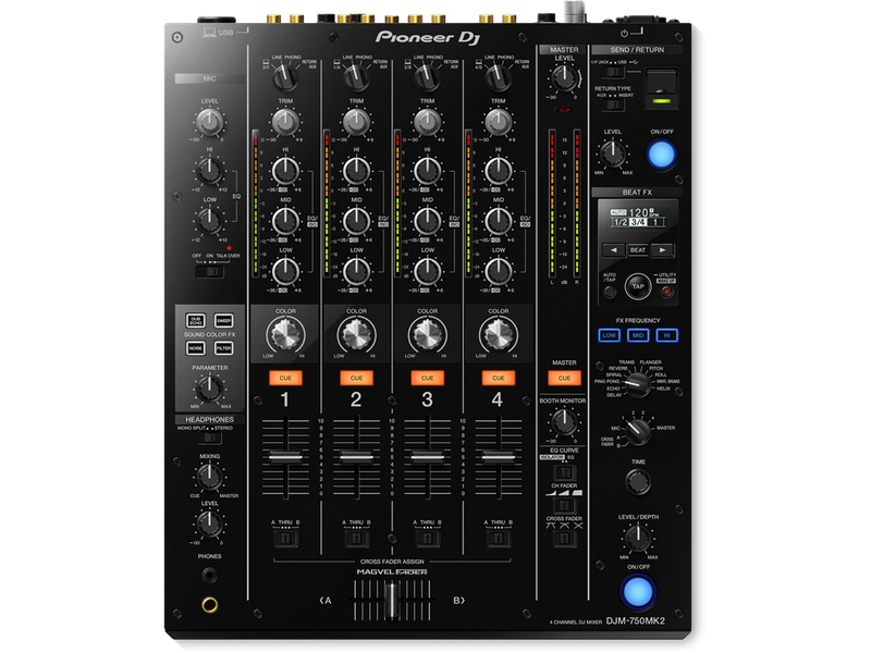 Pioneer DJ - DJM-750MK2 4 Channel Performance DJ Mixer