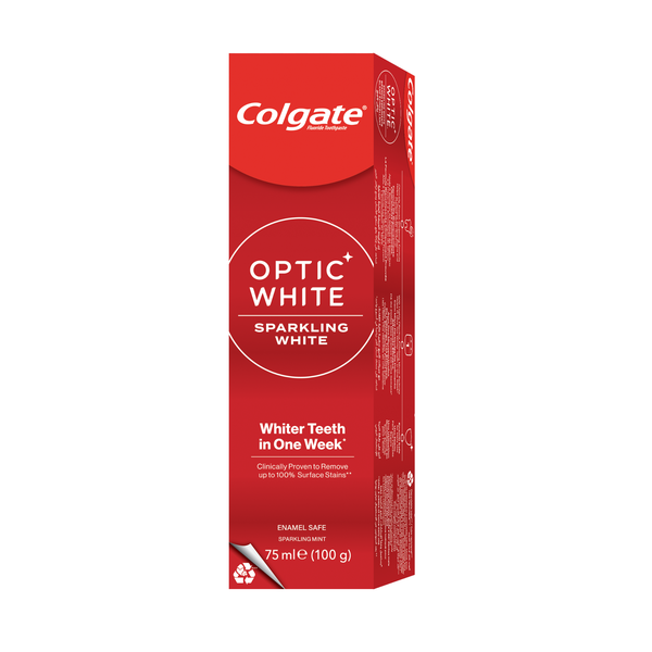 Colgate Optic White Sparkling White Whitening Toothpaste, 75ml