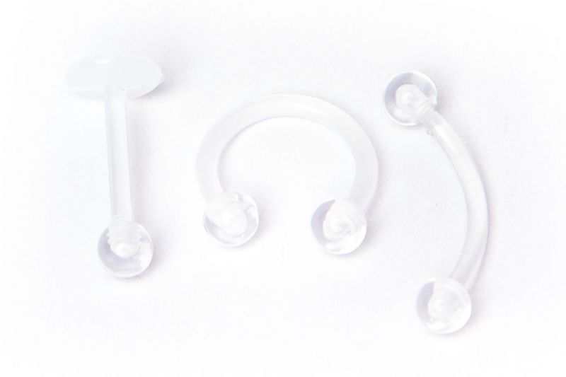 Fabulae Clear Bioflex Mixed Piercing Set, Whitney