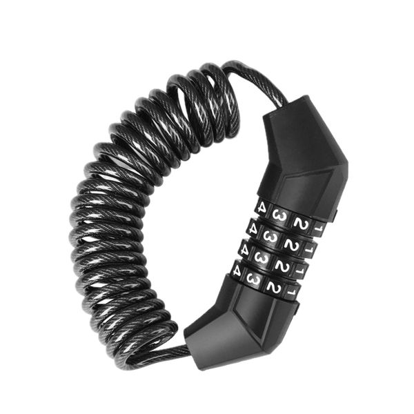 Deli Password Multi-Use Helmet/Bicycle Lock 3.7x1500mm