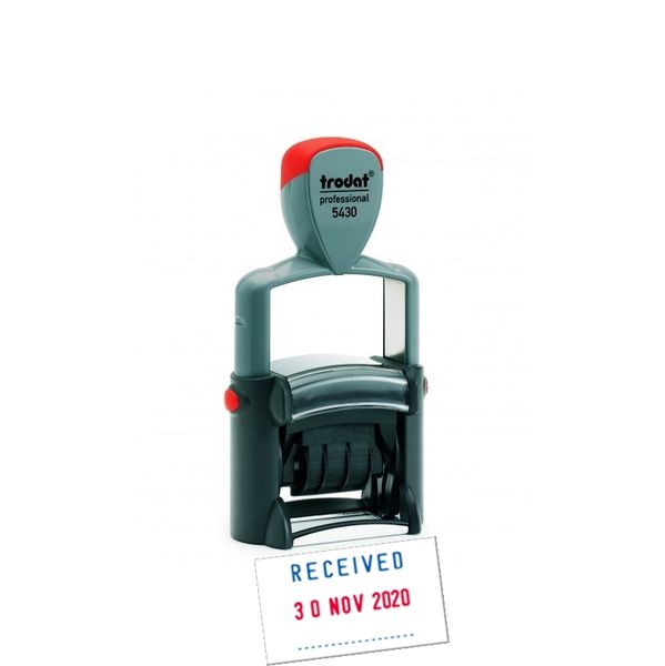 Trodat 5430 PROFESSIONAL Stamp -Paid &amp; Date