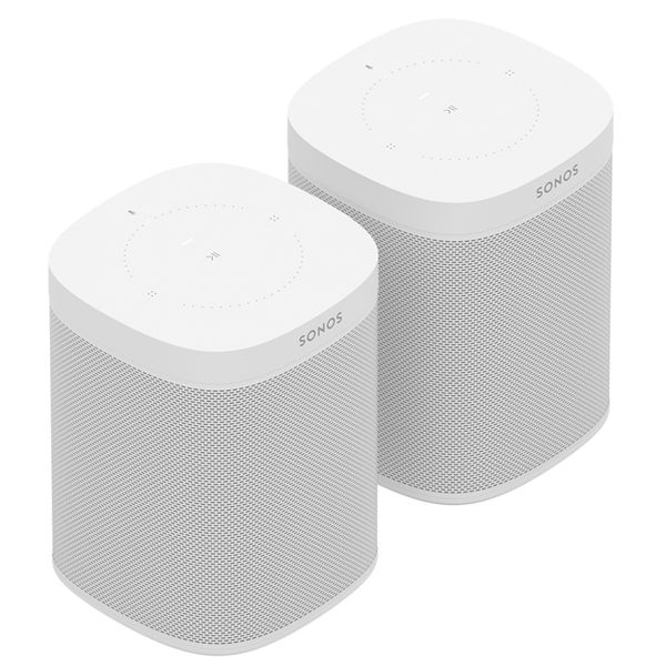 Sonos ONE WiFi Speaker (2nd Gen) Bundle - White