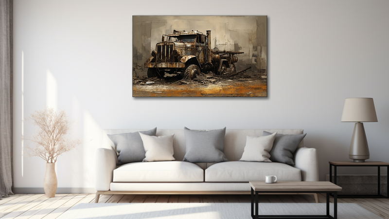 Canvas Wall Art - Drelict Domain Abstract - MT0553