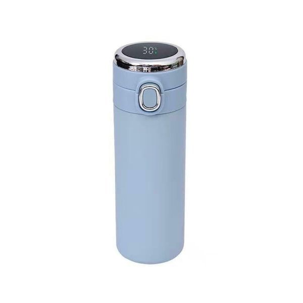 Water Bottle Vacuum Flask Coffee Cup Temperature Display Steel