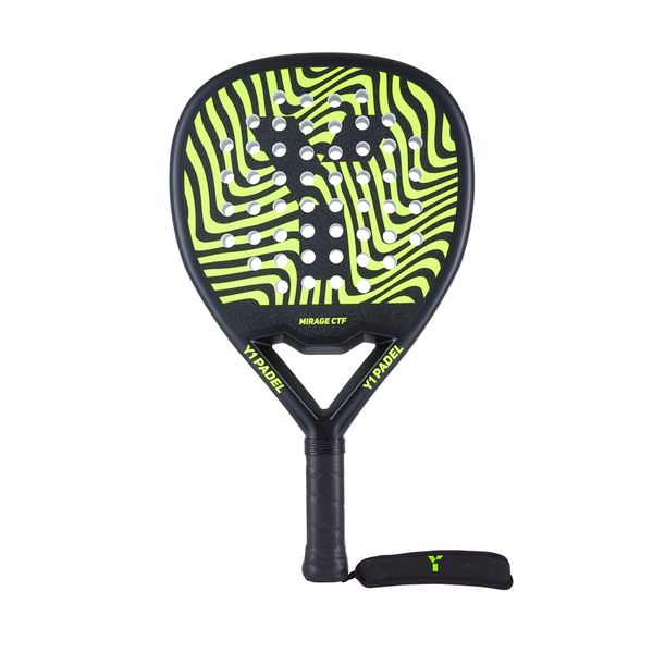 Y1 Padel Racket Mirage CTF - Black - Yellow