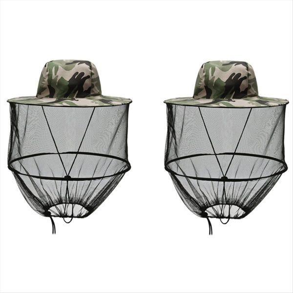 Phantom Camouflage Outdoor Anti-Mosquito Fishing Net Hat