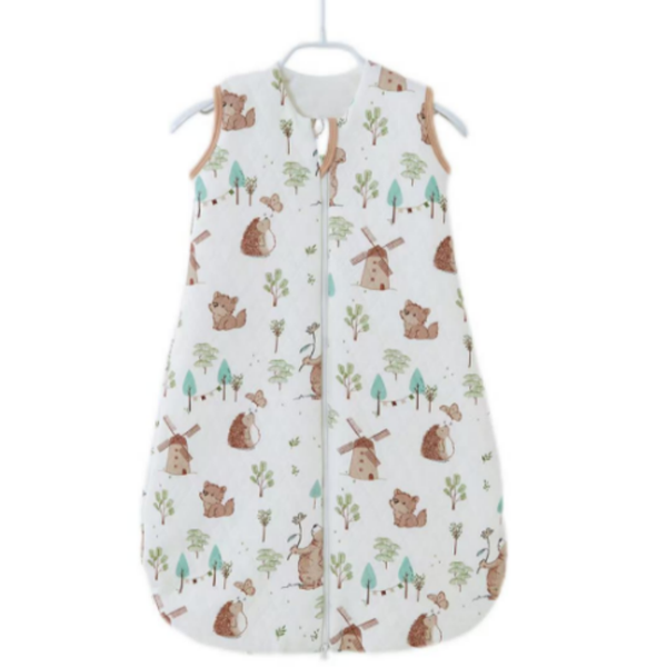 Light Sleep Sack, StretchySoftCozy Wearable Blanket Sleep Bag Safe Zippers