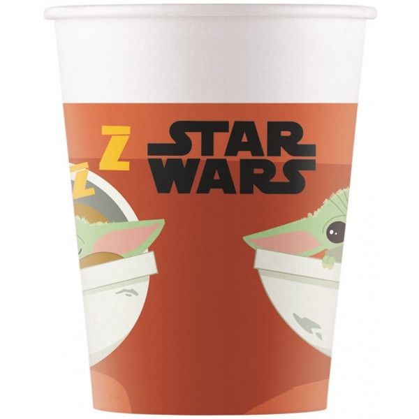 Star Wars The Mandalorian Paper Cups 200ml