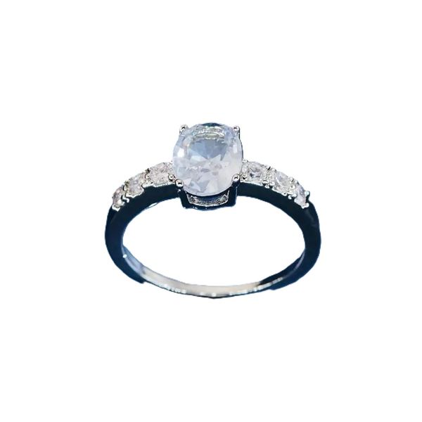 2ct Boho Blue Moissanite Engagement Ring