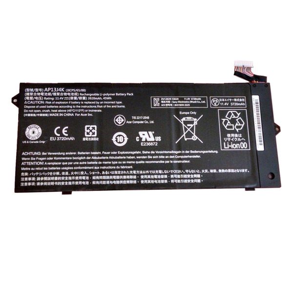 Battery for Acer Chromebook C720, C720P, C740 ( AP13J4K )