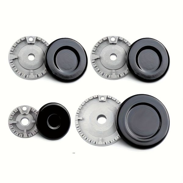 Metal Gas Stove Burner Covers Set