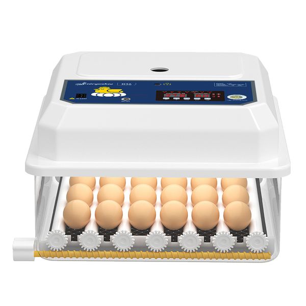 36 Eggs Automatic Incubator with Temperature Control - Dual Voltage