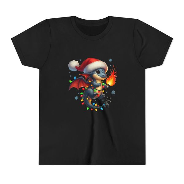 Dragon Festive Kiddies T-shirt (black)