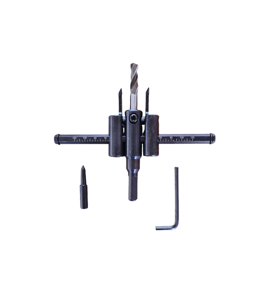 Adjustable Metal Circle Hole Saw Drill Bit Cutter - 30mm to 120mm