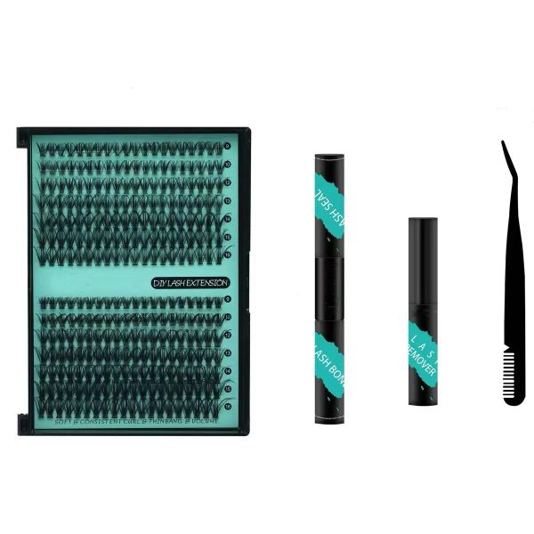 280Piece Fashion False Eyelash Set Soft Single Eyelashes 9-16mm Mixed