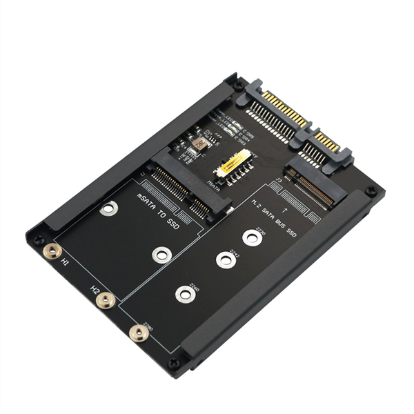 2In1 B+M Key M.2 SSD to 2.5 SATA Adapter Card for M2 NGFF SATA3 2280