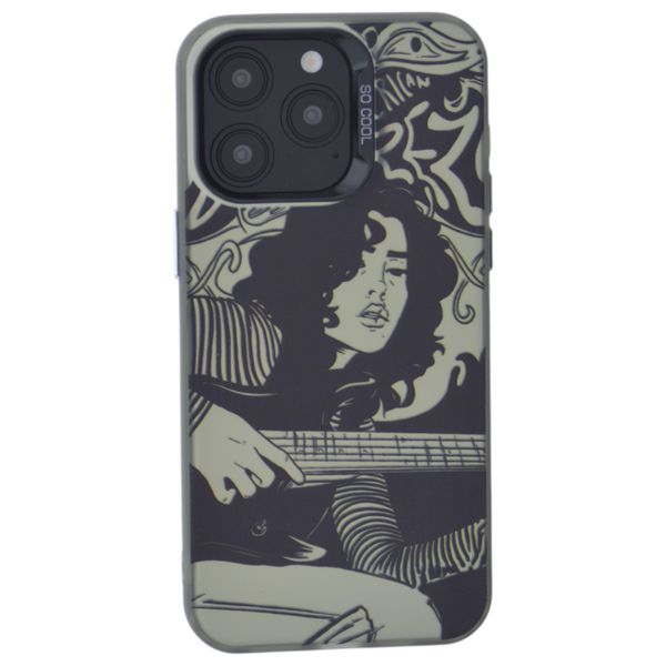 Retro Artistic Musician Illustration Phone Case - Compatible With iPhone