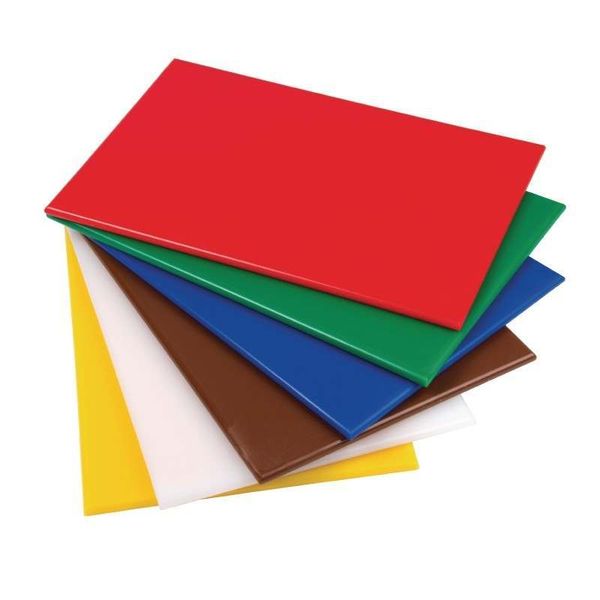 Chopping Board 6 Piece Set 500x380x13mm Assorted Colours
