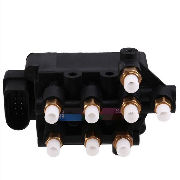 Air Suspension Compressor Pump Solenoid Valve Block Compatible with Audi