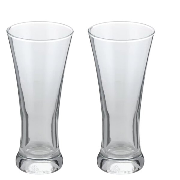 Kitro Transparent Pilsner Beer Glass 6 Pack