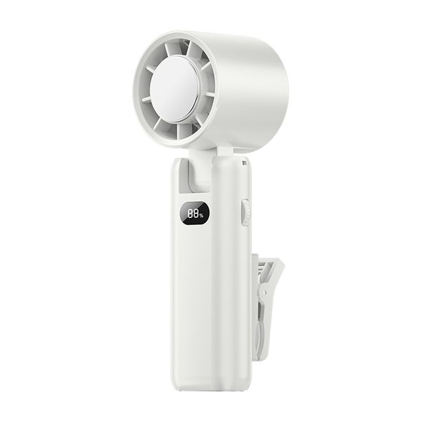 Portable Hand Fan for Hands-Free Use with 360 Rotating Clip &amp; Long Life