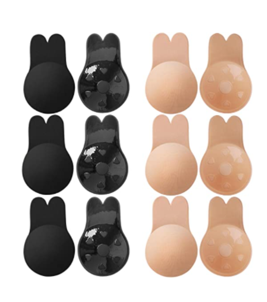 Edendiva's Strapless Rabbit Ear Breast Invisible Self Adhesive Nipple Cover, Shop Today. Get it Tomorrow!