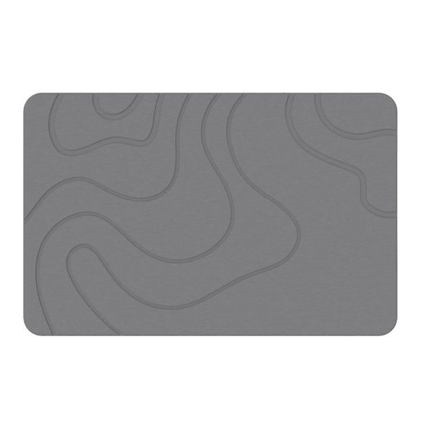 Quick Absorbent Diatom Bathmat Natural Non-Slip Sheet &amp; Mat Cleaner