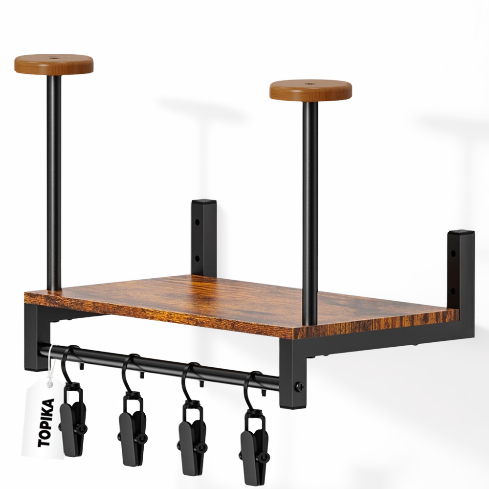 Topika - Motorcycle Helmet Holder Wall Mount, Helmet Rack Gear Storage Hook