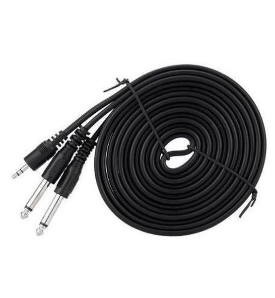 3.5mm (M) to 2 X 6.5mm (M) 1.5m