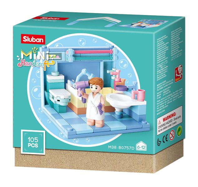 Sluban Mini Handcraft -Bathroom 105 Pieces