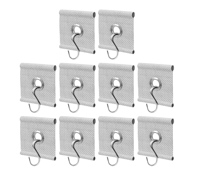 Camping Decor Outdoor Awning Light Hook Hangers Set of 10 - 12cm