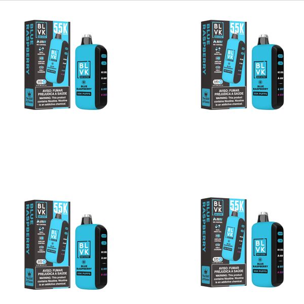 BLVK Ultra 55k Disposable Vape - Blue Raspberry (Pack of 4)