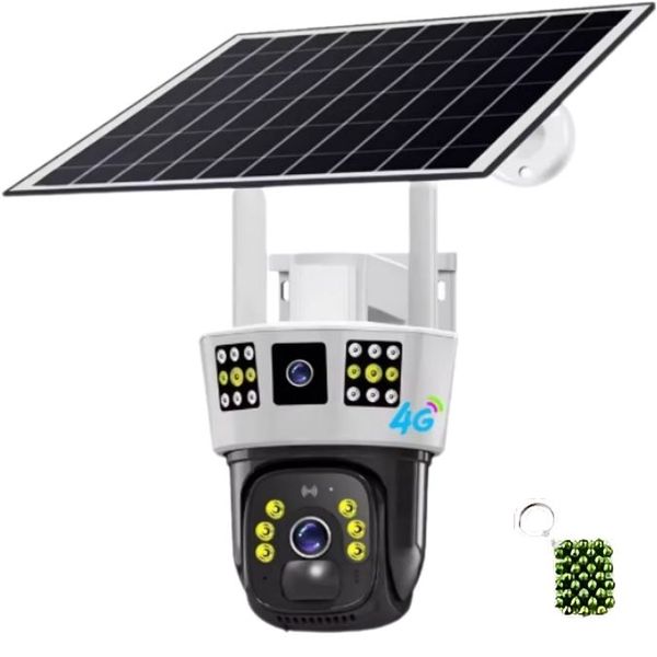 4G Solar PTZ Security Camera And A Keyholder