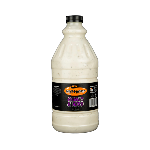 2 Litre - Sauce-a-licious Garlic &amp; Herb - Condiments And Sauces