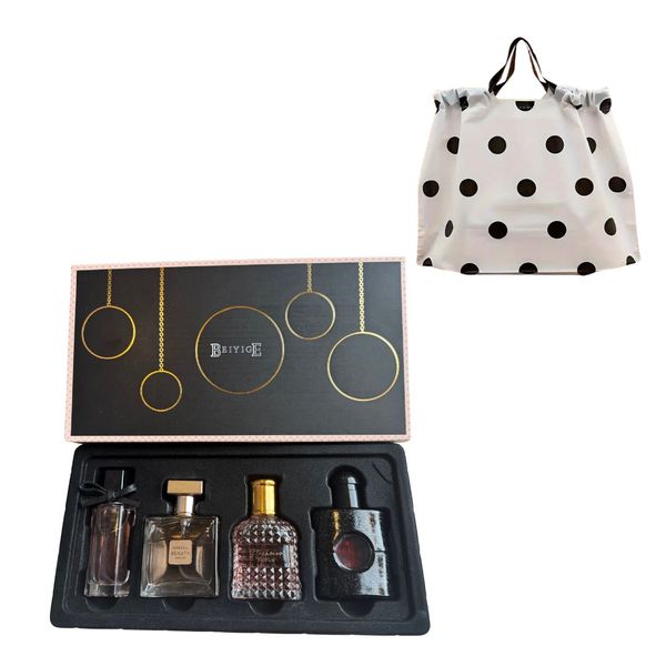 Golden Ring Collection Perfume gift Set for Her and Reusable Gift Bag