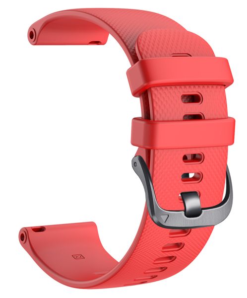 Silcone Strap For Garmin Forerunner 55 -Red