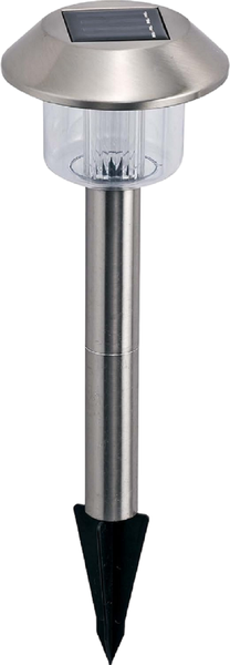 S/Steel Led Solar Garden Light (Pack Of 4)