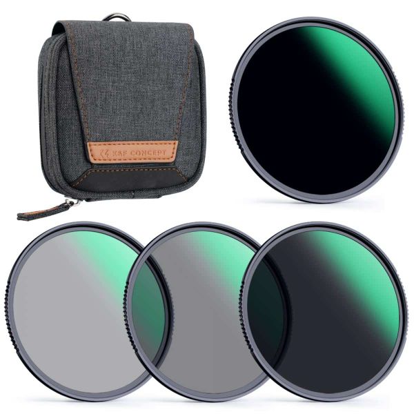 K&amp;F 67mm ND Filter Kit with ND4, 8, 64 and 1000 Nano-X Series | SKU.1633
