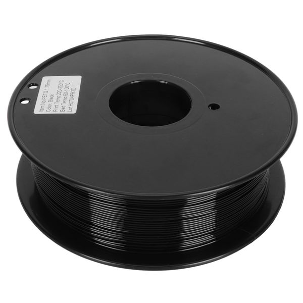 PETG Filament 1.75mm - 1kg Black ( 0.02mm Accuracy)