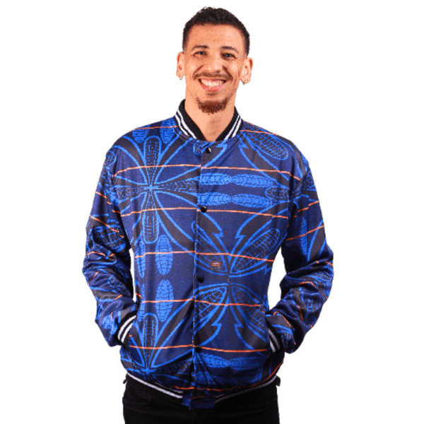 Blue Sotho African Jacket