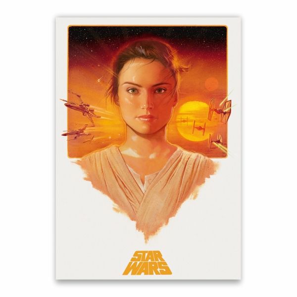 Rey Portrait Star Wars Poster - A1