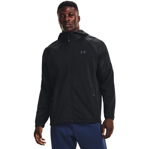 Under Armour Men's ColdGear Swacket - Black/Black/Pitch Gray