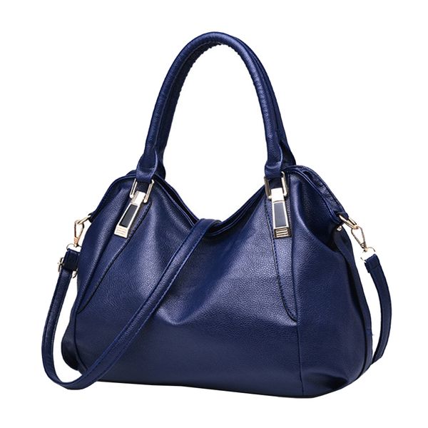 Women's Fashion Soft Leather Satchel Handbag Shoulder Bag - White