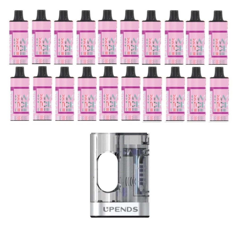 西Pods Upends Switch Disposable Vape Pods 50mg & Battery-Strawberry