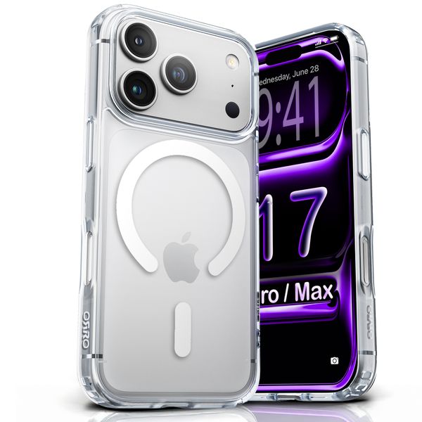 ORRO Clear MagSafe Case Compatible with iPhone 17 Pro &amp; Pro Max