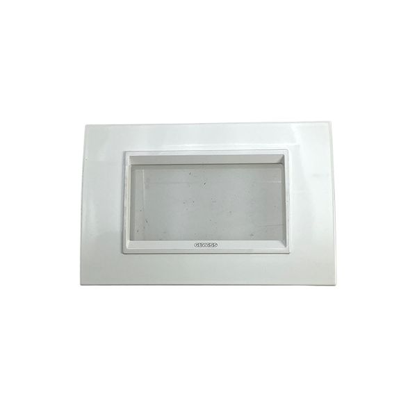 ACDC - Gewiss Metal White Monochrome Chorus Lux 4-Gang Cover Plate