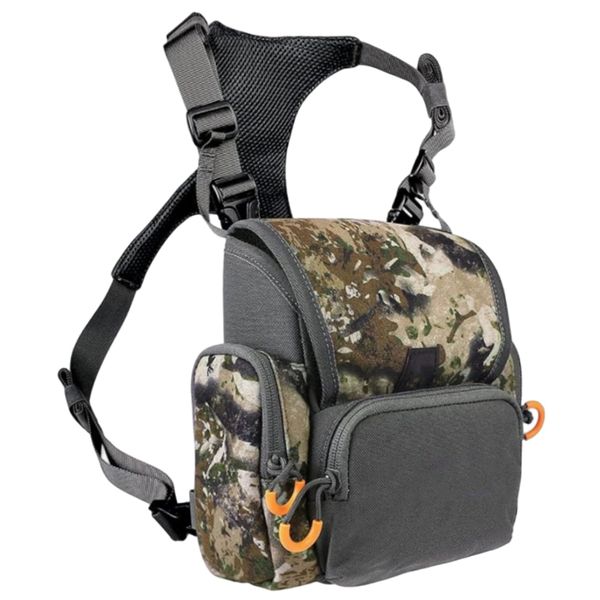 Outdoor Binocular Chest Bag Adjustable Telescope Pouch Camo