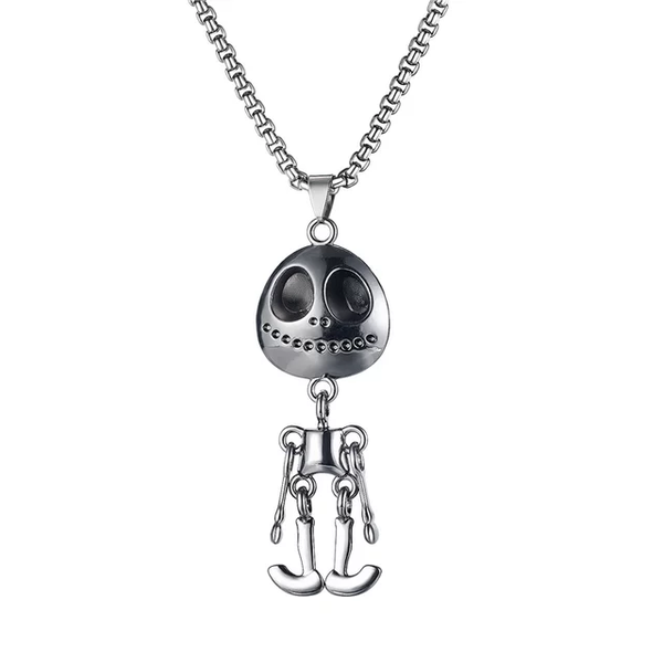 New Design Punk Style Vintage Robot necklace