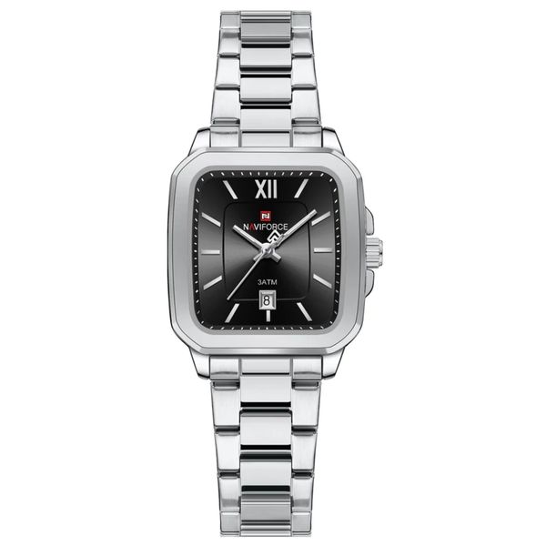 Naviforce Celeste Women's Stainless Steel Quartz Ladies Watch Classic Black